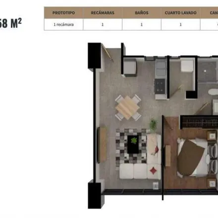Buy this 1 bed apartment on Casa de Empeño La piedad in Calle Iturbide, Calette