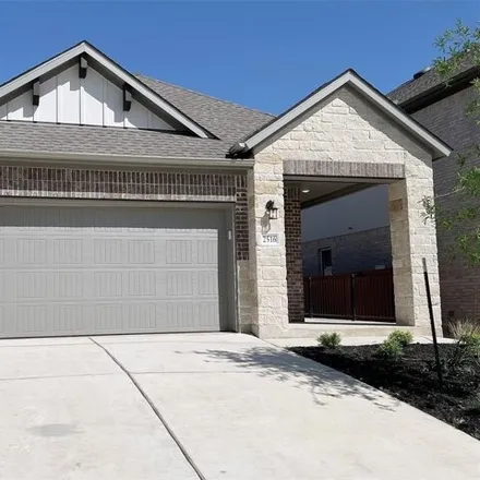 Rent this 3 bed house on Lead Plumb Path in Williamson County, TX 78642