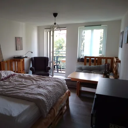 Rent this 1 bed apartment on Hoyerswerdaer Straße 19 in 01099 Dresden, Germany