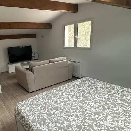 Rent this 1 bed apartment on Solliès-Toucas in Var, France