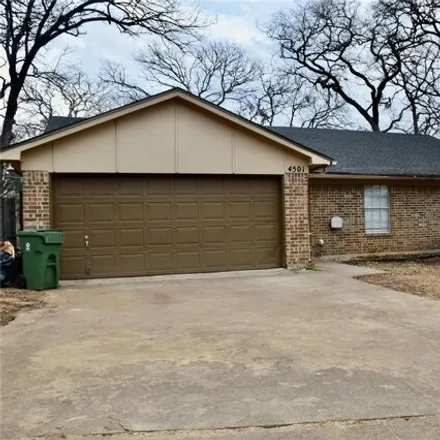 Rent this 3 bed house on 5523 Elm Branch Drive in Arlington, TX 76017
