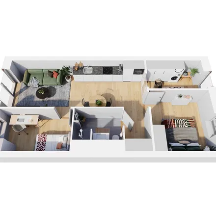 Rent this 3 bed apartment on Katholtvej 37 in 8600 Silkeborg, Denmark