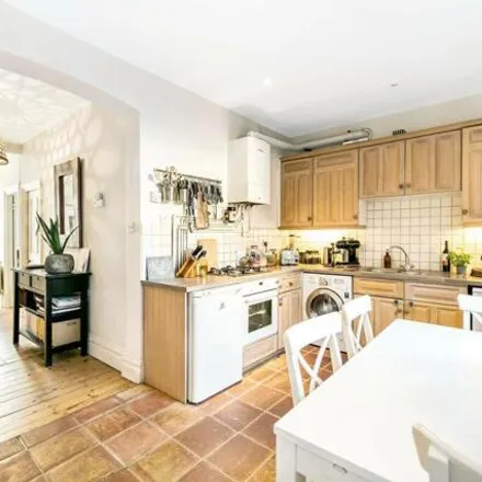 Rent this 3 bed apartment on Badminton Road in London, SW12 8BN