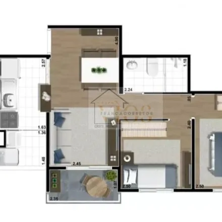 Rent this 2 bed apartment on Rua das Giestas 816 in Vila Prudente, São Paulo - SP
