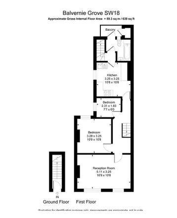 Image 9 - 100, 102 Balvernie Grove, London, SW18 5RU, United Kingdom - Apartment for rent
