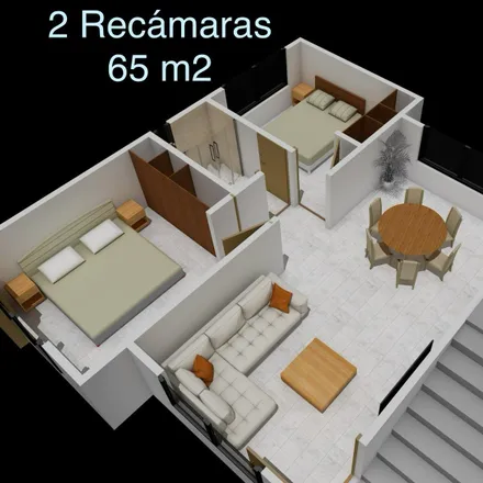 Buy this 2 bed apartment on Privada de las Fuentes in Residencial Campanario, 62550 Jiutepec