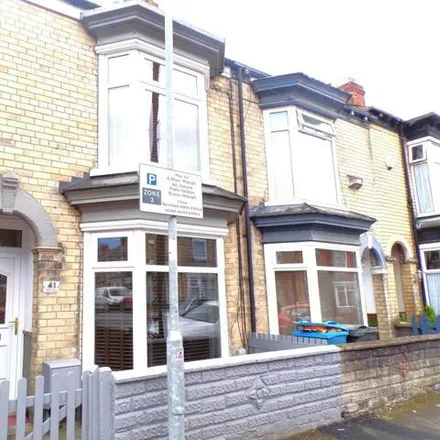 Rent this 2 bed townhouse on Perth Street in Hull, HU5 3PE
