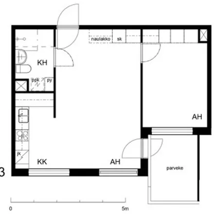 Rent this 2 bed apartment on Albert Petreliuksen katu 3 in 01370 Vantaa, Finland