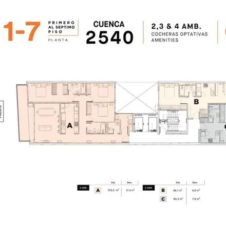 Buy this 3 bed apartment on Cuenca 2535 in Villa del Parque, C1417 FYN Buenos Aires
