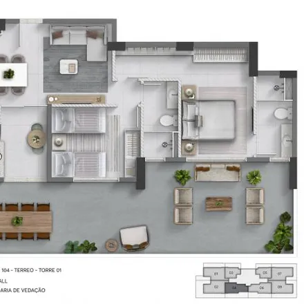 Buy this 2 bed apartment on Capela Santa Catarina de Siena in Rua Alberto Potier, Boa Vista