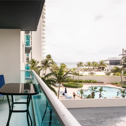 Rent this 1 bed condo on 4001 South Ocean Drive