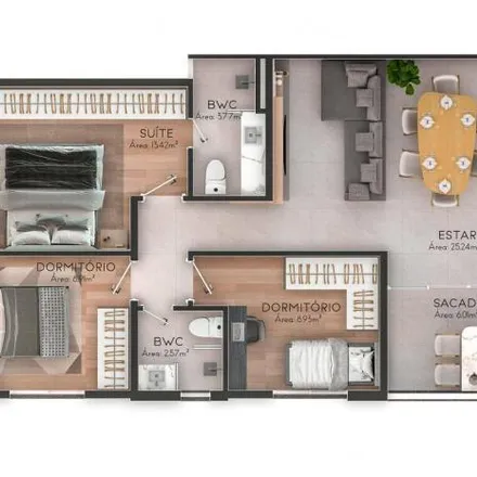Buy this 2 bed apartment on Rua Jacó Brueckheimer in Velha, Blumenau - SC
