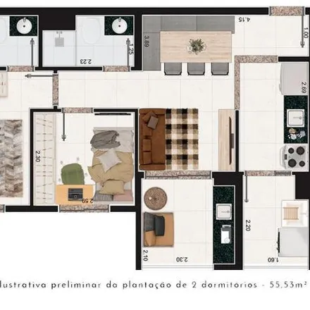 Buy this 2 bed apartment on Rua Caativa in Vila Ipojuca, São Paulo - SP