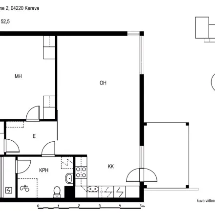 Rent this 2 bed apartment on Päivölänrinne 2A in 04220 Kerava, Finland