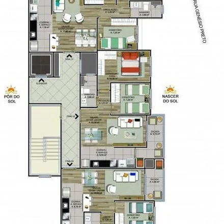 Buy this 3 bed apartment on Ademaco in Rua Isidoro Cervelin, Desvio Rizzo
