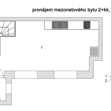 Rent this 2 bed apartment on Saint Bartholomew’s Church in Žižkovo náměstí, 269 01 Rakovník