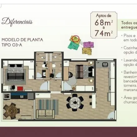 Buy this 3 bed apartment on Avenida Monsenhor Antônio Benedito Spolador in Videira, Louveira - SP