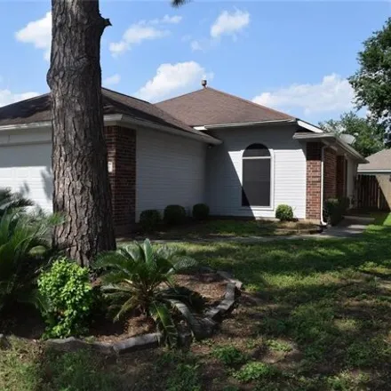 Rent this 3 bed house on 18350 Campbellford Drive in Harris County, TX 77377