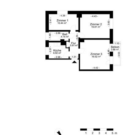 Rent this 3 bed apartment on Fürstenwalder Damm 393 in 12587 Berlin, Germany