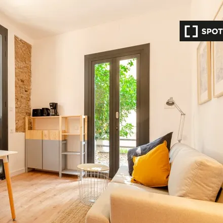 Rent this studio apartment on Passeig de la Mare de Déu del Coll in 08001 Barcelona, Spain