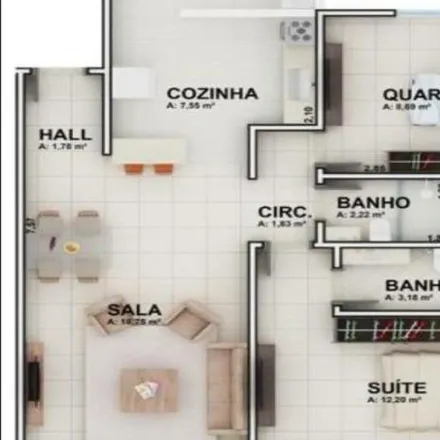Buy this 2 bed apartment on Rua Duque de Caxias in Eucaliptal, Volta Redonda - RJ