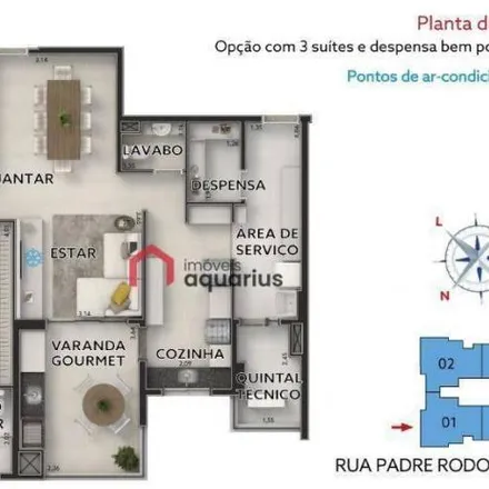 Buy this 3 bed apartment on eusoul in Rua Padre Rodolfo 333, Vila Ema