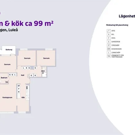 Rent this 4 bed apartment on Juridica Familjejuridik in Köpmantorget, 971 26 Luleå