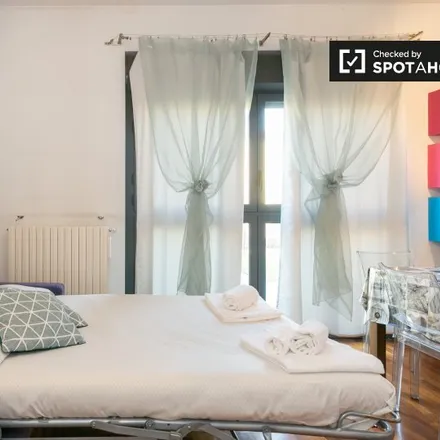 Rent this studio apartment on F.lli Monzani in Piazza Ventiquattro Maggio, 20136 Milan MI