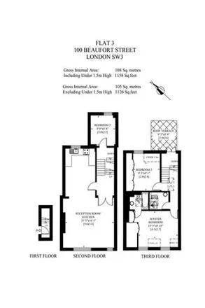 Image 9 - 108 Beaufort Street, London, SW3 6BU, United Kingdom - Apartment for rent