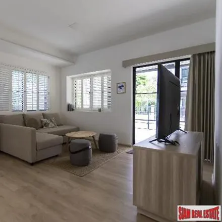 Rent this 3 bed house on Ratwinit Bangkaew School in Ban Khlong Dok Mai, Bangna - Trad Soi 66