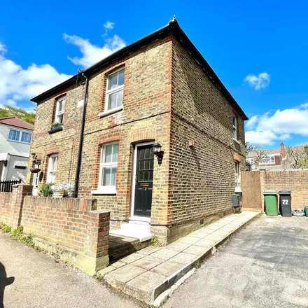 Rent this 2 bed duplex on Lewins Road in The Wells, KT18 7TL
