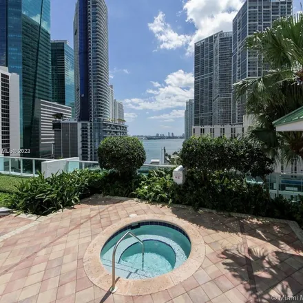 Rent this 1 bed apartment on Brickell on the River South Tower in Southeast 5th Street, Torch of Friendship