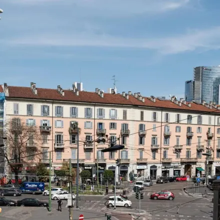 Rent this 1 bed apartment on Via Paolo Sarpi 23 in 20154 Milan MI, Italy