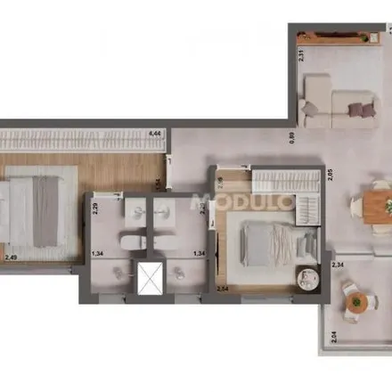 Buy this 1 bed apartment on Avenida João Naves de Ávila in Centro, Uberlândia - MG