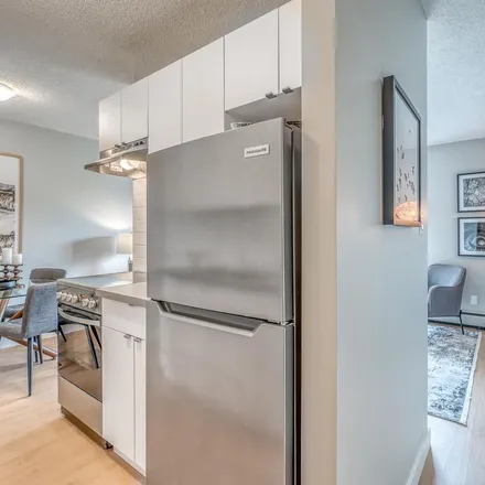 Rent this 1 bed apartment on 625 in 627 Kingsmere Crescent SW, Calgary