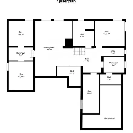 Rent this 1 bed apartment on Solhaug in Breisynvegen 8, 7021 Trondheim