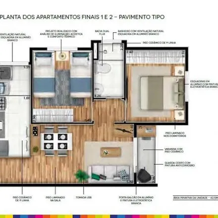 Buy this 2 bed apartment on Rua Eliza da Silva Frezolone in Bairro dos Casa, São Bernardo do Campo - SP