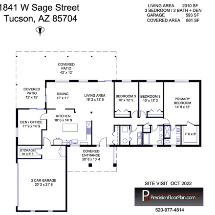 Image 6 - 1829 West Sage Street, Pima County, AZ 85704, USA - House for sale