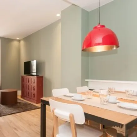 Rent this 4 bed apartment on Restaurant Singular in Carrer de Sardenya, 08001 Barcelona
