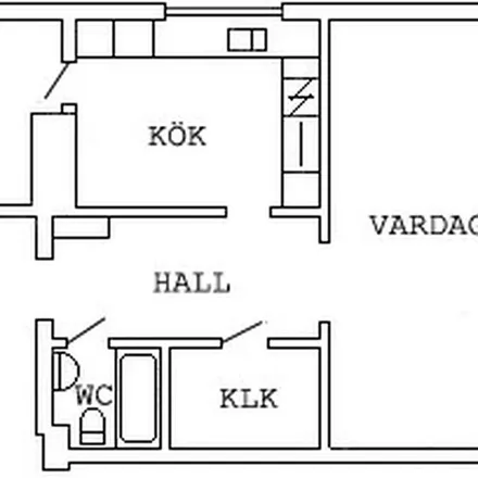 Image 1 - Coop Forum, Garvaregatan, 961 35 Boden, Sweden - Apartment for rent