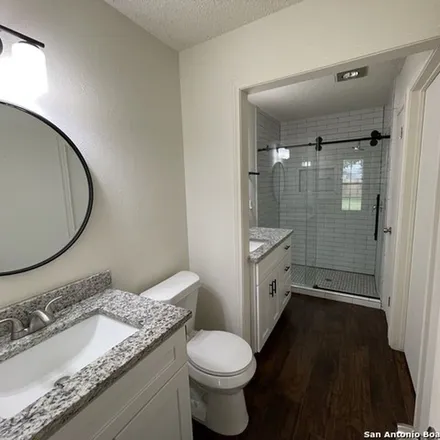Rent this 3 bed apartment on 9244 Ridge Branch Street in San Antonio, TX 78250