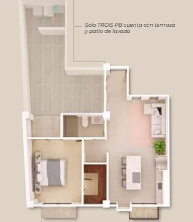 Buy this 1 bed apartment on Avenida de los Científicos 868 in Miraflores, 44266 Guadalajara