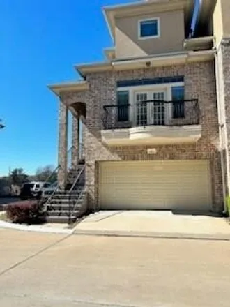 Rent this 3 bed townhouse on 7901 Ouray Drive in Harris County, TX 77040
