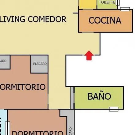Buy this 2 bed apartment on Doctor Ahorro in Teniente General Juan Domingo Perón, Balvanera