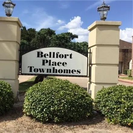Buy this 2 bed townhouse on 9250 West Bellfort Street in Houston, TX 77031