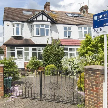 Rent this 4 bed townhouse on 24 Crossway in London, SW20 9JA