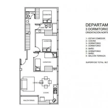 Buy this 3 bed apartment on Coronel Suárez 399 in Departamento San Rafael, Distrito Ciudad de San Rafael