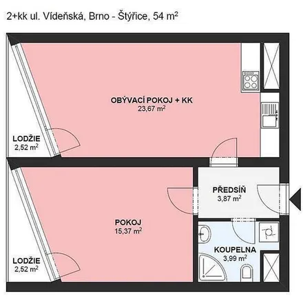 Image 3 - Hala Východ, K Železnici, 619 00 Brno, Czechia - Apartment for rent