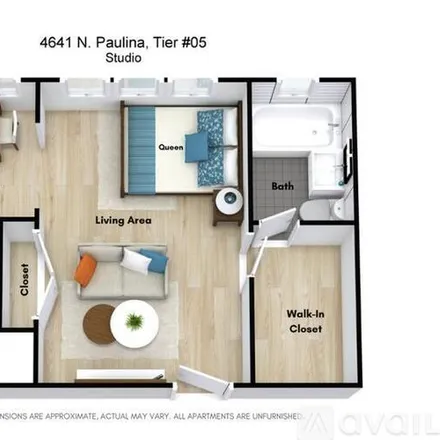 Image 1 - 4641 N Paulina St, Unit CL-105 - Apartment for rent