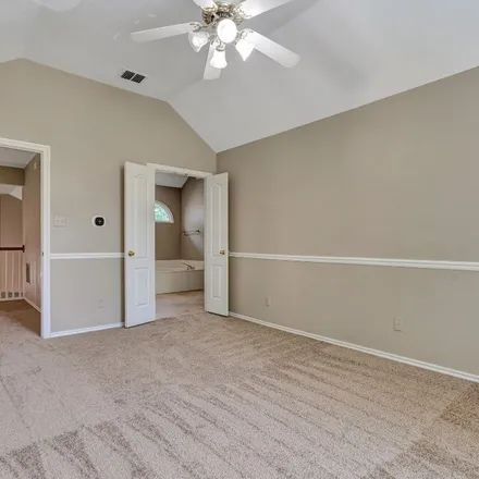Rent this 3 bed apartment on 947 Highgate Drive in Lewisville, TX 75067